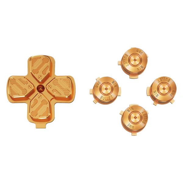 Custom Gold PS5 Controller Buttons