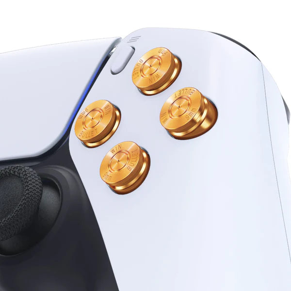 Custom Gold PS5 Controller Buttons
