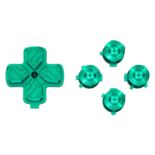 Custom Green PS5 Controller Buttons