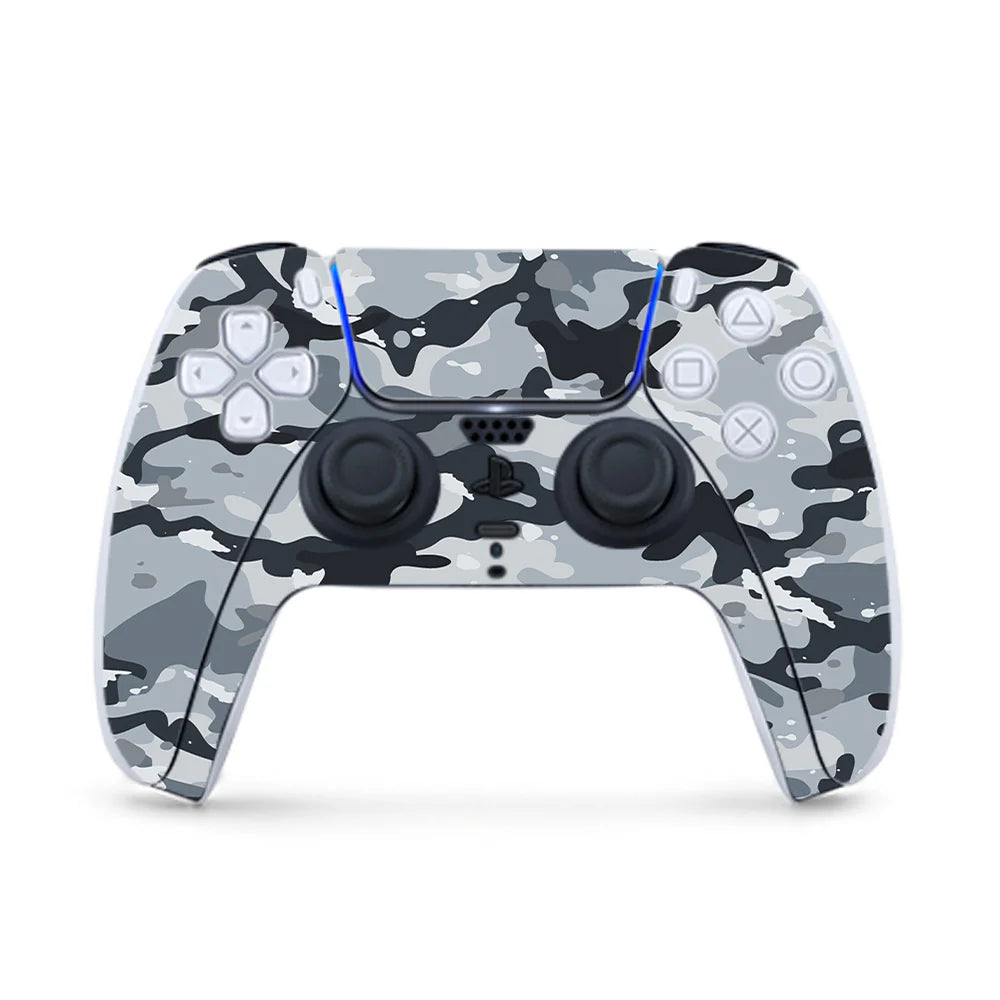 Grey Camo PS5 Controller Skin