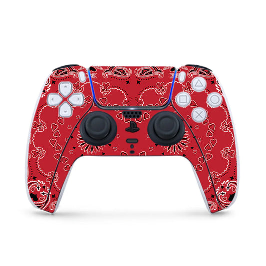 Red Bandana PS5 Controller Skin