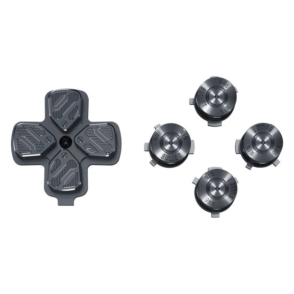 Custom Black PS5 Controller Buttons