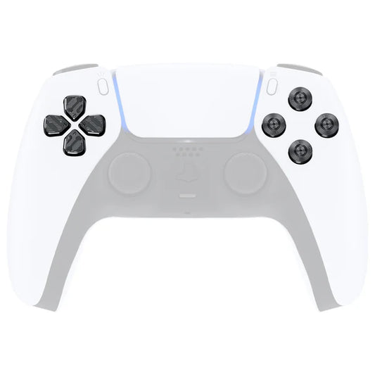Custom Black PS5 Controller Buttons