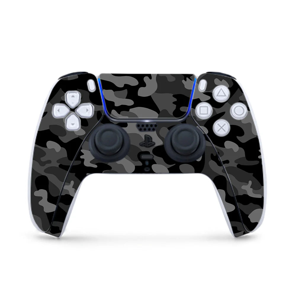 Black Camo PS5 Controller Skin