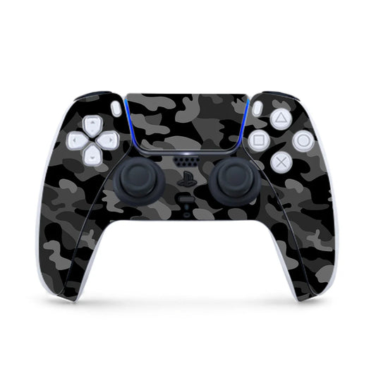 Black Camo PS5 Controller Skin