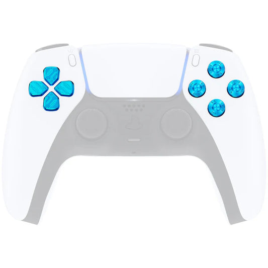 Custom Blue PS5 Controller Buttons