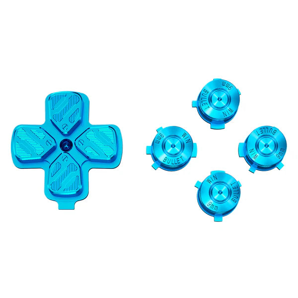 Custom Blue PS5 Controller Buttons