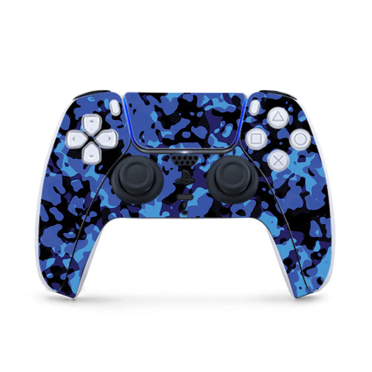 Blue Camo PS5 Controller Skin