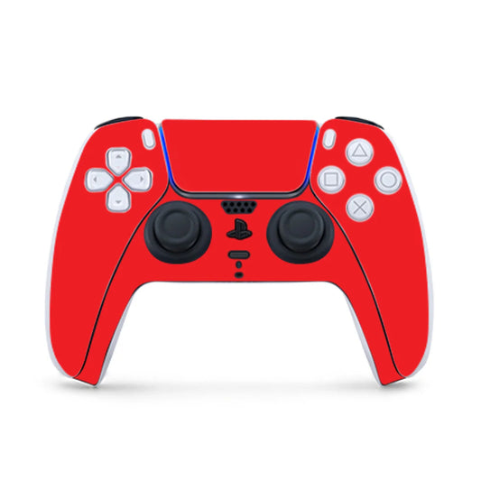 Solid Red PS5 Controller Skin