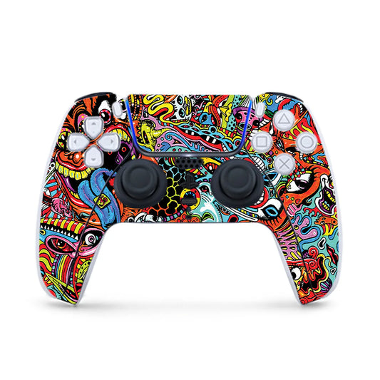 Acid Trippy PS5 Controller Skin