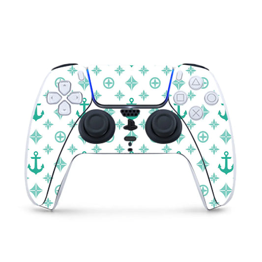 Teal Designer PS5 Controller Skin