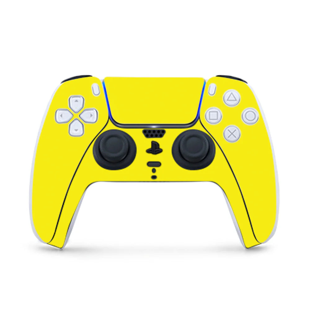 Solid Yellow PS5 Controller Skin